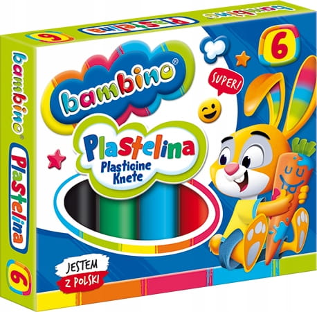 Plastelina Bambino 6 szt.