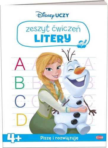 Książeczka Disney uczy. Kraina Lodu. Zeszyt ćwiczeń. Litery