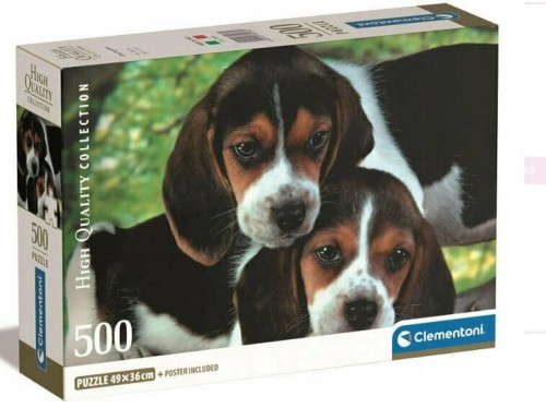 Clementoni Puzzle 500el PIESKI Compact Close together 35536