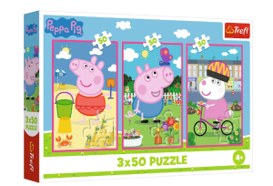 PUZZLE 3X50EL TREFL PEPPA SILA PRZYJAZNI PUD12