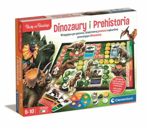 Clementoni GRA PLANSZOWA Dinozaury i Prehistoria 50804