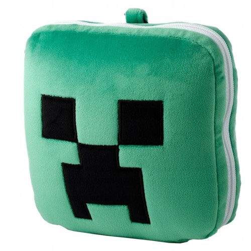 MINECRAFT przytulanka poduszka relaksacyjna + maska podróżna na oczy 2w1