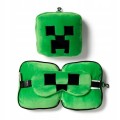 MINECRAFT przytulanka poduszka relaksacyjna + maska podróżna na oczy 2w1