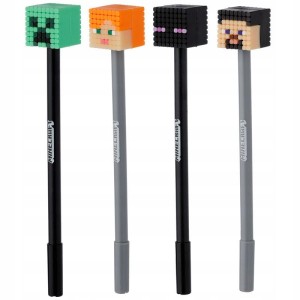 Długopis z silikonową nakładką Minecraft Puckator różne wzory