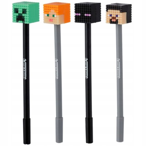 Długopis z silikonową nakładką Minecraft Puckator różne wzory