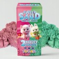 Tuban, puszysty piasek fluffy sand - różowy i zielony 2x70g