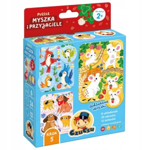 CzuCzu Puzzle Myszka i przyjaciele 2+