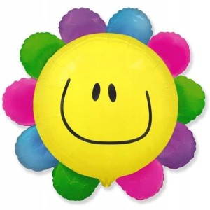 Balon kolorowy kwiatek