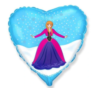 Balon foliowy - Kraina lodu: Alexia, urodziny 45cm