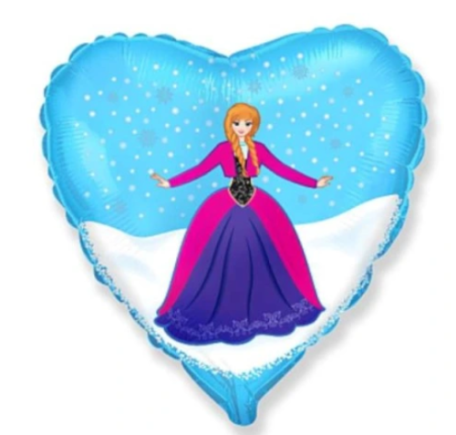 Balon foliowy - Kraina lodu: Alexia, urodziny 45cm