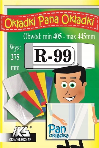 Okładka książkowa regulowana R99 25szt IKS