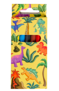mini kredki dino