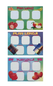 PLAN LEKCJI mix naklejka
