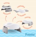 Nocnik dla dziecka i nakładka na toaletę Potette+chusteczki GRATIS