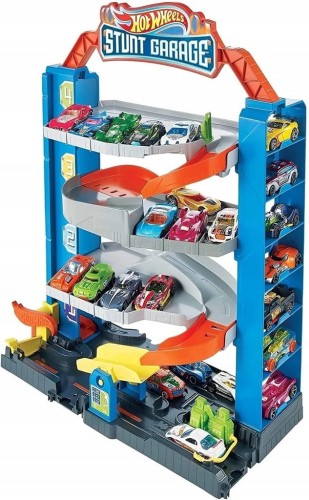 Garaż kaskaderski City Stunt Garage Hot Wheels GNL70
