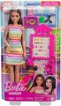 LALKA BARBIE NAUCZYCIELKA Z UCZNIEM zestaw lalka Barbie + akcesoria Mattel