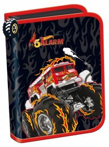 Piórnik Hot Wheels rozkładany pojedynczy dwuklapowy bez wyposażenia