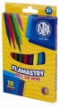 Flamastry szkolne 10 kolorów Astra intensywne kolory mazaki pisaki