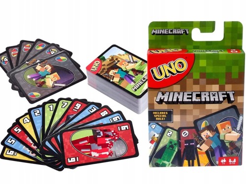 Gra karciana UNO Minecraft Mattel