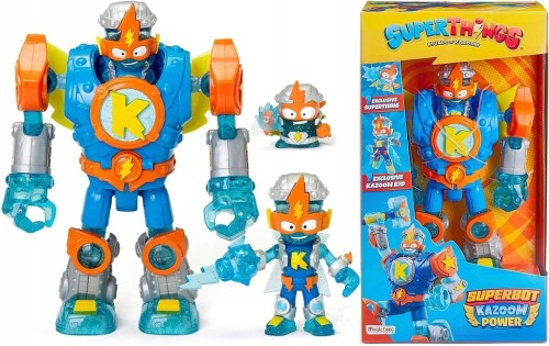 Zabawka SuperThings Superbot Blue Kazoom Power