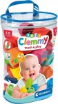 CLEMMY klocki, 40 el. torba Bezpieczne klocki dla najmłodszych