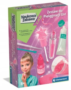 ZESTAW KREATYWNY DO PIELĘGNACJI UST CLEMENTONI BŁYSZCZYK BALSAM PREZENT 8+