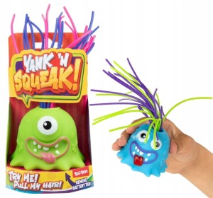 Gniotek krzyczący potworek monster z włosami zabawka mix 1 szt Toi Toys