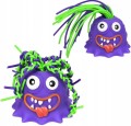 Gniotek krzyczący potworek monster z włosami zabawka mix 1 szt Toi Toys