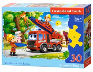 Puzzle 30 firefighters TO THE rescue Castor