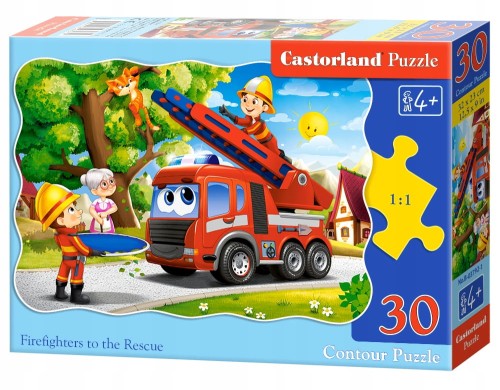 Puzzle 30 firefighters TO THE rescue Castor