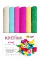 Krepina Marszczona 25x100cm DIY Kwiaty Mix Vivid 6 Kolorów Happy Color