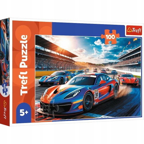 Puzzle Trefl 100 elementów Puzzle 100 elementów Szybka wyścigówka