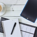 TABLET GRAFICZNY DLA DZIECI do rysowania znikopis tablica rysik niebieski