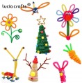 Druciki kreatywne zestaw kreatywny Craft with Fun 50szt mix kolorów