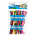 Mulina Craft With Fun embroidery floss 10 szt. zestaw muliny mix kolorów