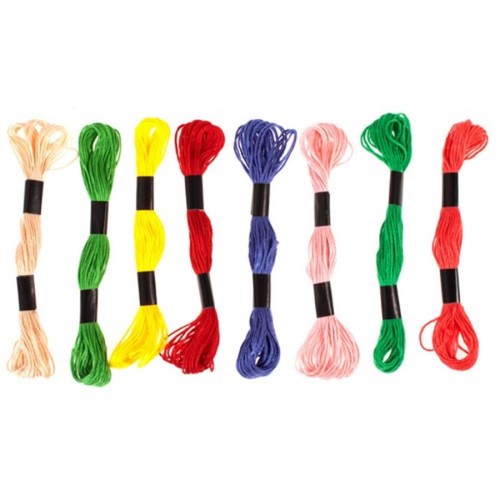 Zestaw plastyczny Craft with Fun 1 szt. zestaw muliny mulina mix kolorów