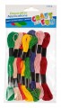 Zestaw plastyczny Craft with Fun 1 szt. zestaw muliny mulina mix kolorów