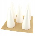 Stożek Stożki styropianowy Choinka 20 cm styropian do dekoracji