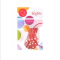Balony czerwono różowe w serca 5 sztuk 28 cm