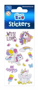 Naklejki klasyczne Sticker Boo 12 szt.