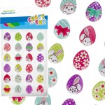 Ozdoba Dekoracyjna Naklejki Puffy Pisanki 24szt. Wielkanoc Craft with Fun 5