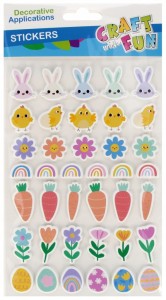 Ozdoba dekoracyjna samoprzylepna Eva Wielkanoc CRAFT WITH FUN 553726