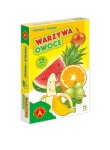 Karty Gra Piotruś Pamięć - warzywa i owoce Alexander