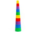 Kubeczki do budowania piramidy Polesie 35967 10 el. piramida Prezent roczek