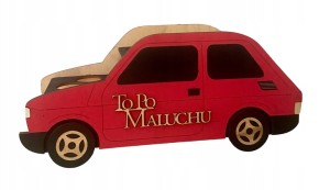 Maluch stojak na alkohol, urodziny prezent na alkohol to po maluchu