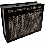 Czarna skarbonka wykreślanka na marzenia do spełnienia 5000 zł upominek