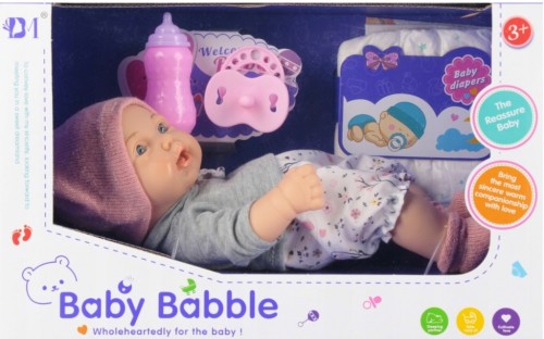 Lalka Bobas 25cm z akcesoriami MEGA CREATIVE 568545