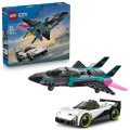 Klocki LEGO City 60489 Odrzutowiec kontra samochód 259 elementów