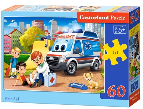 CASTORLAND 60 EL. PIERWSZA POMOC / FIRST AID PUZZLE