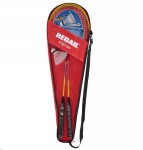 PALETKI RAKIETKI BADMINTON DO BADMINTONA W POKROWCU METALOWE